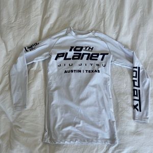 10patx white long sleeve rash guard